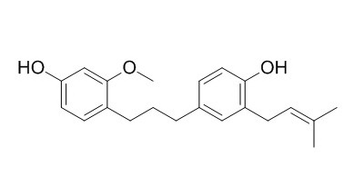 1-(4-Hydroxy-2-methoxyphenyl)-3-(4-hydroxy-3-prenylphenyl)propane