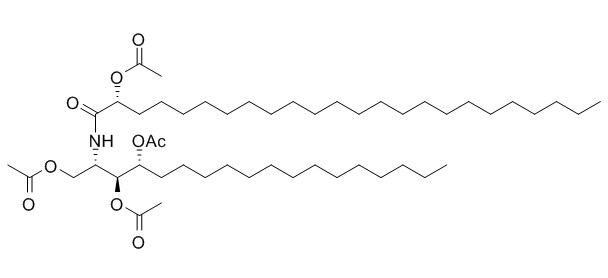 2-2'-(Hydroxytetracosanoylamino)-octadecane-1,3,4-triol tetraacetate