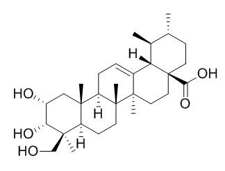 2,3,24-Trihydroxy-12-ursen-28-oic acid