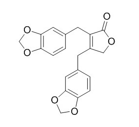 2,3-Di(3',4'-methylenedioxybenzyl)-2-buten-4-olide