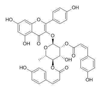 2'',4''-Di-O-(Z-p-coumaroyl)afzelin