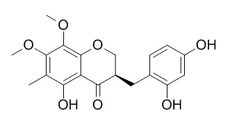 3-(2,4-Dihydroxybenzyl)-5-hydroxy-7,8-dimethoxy-6-methylchroman-4-one