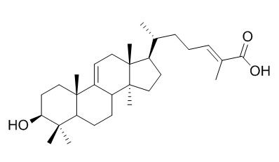 3-Hydroxylanost-9(11)-24-dien-26-oic acid