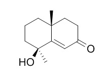 4-Hydroxy-11,12,13-trinor-5-eudesmen-7-one