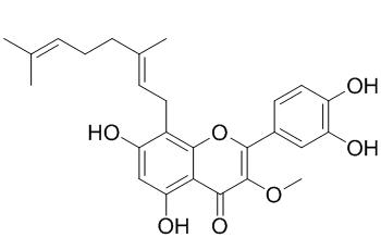 5,7,3',4'-Tetrahydroxy-3-methoxy-8-geranylflavone