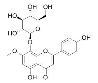 5,8,4'-Trihydroxy-7-methoxyflavone 8-O-glucoside