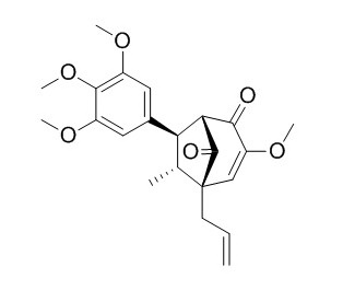 5-Allyl-3-methoxy-6-methyl-7-(3,4,5-trimethoxyphenyl)bicyclo[3.2.1]oct-3-ene-2,8-dione