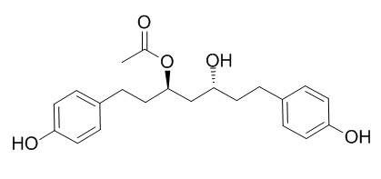 5-Hydroxy-1,7-bis(4-hydroxyphenyl)heptan-3-yl acetate