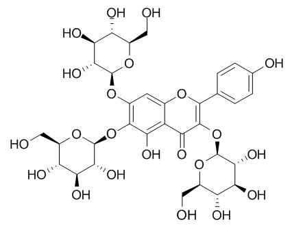 6-Hydroxykaempferol-3,6,7-triglucoside