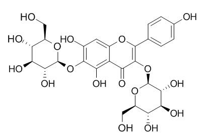 6-Hydroxykaempferol 3,6-diglucoside