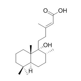 9-Hydroxy-13E-labden-15-oic acid