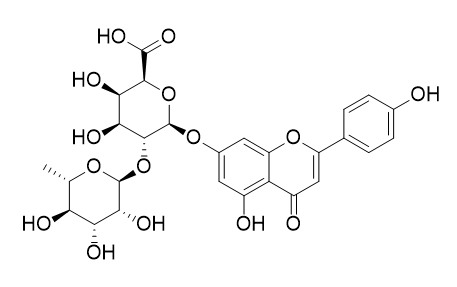 Apigenin 7-[rhamnosyl-(1->2)-galacturonide]