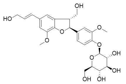 Dehydrodiconiferyl alcohol 4-O-beta-D-glucopyranoside