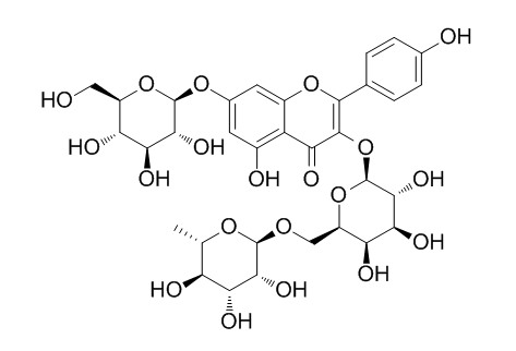 Kaempferol 3-robinoside 7-glucoside