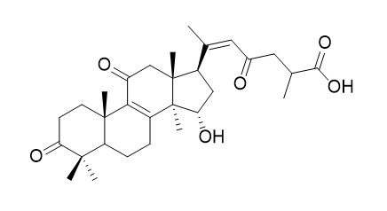 (15alpha,20Z)-15-hydroxy-3,11,23-trioxo-Lanosta-8,20(22)-dien-26-oic acid