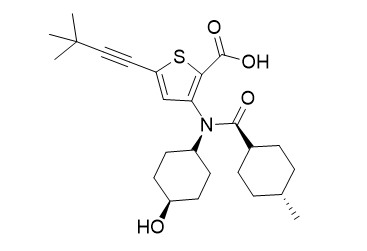 Lomibuvir (VX-222)