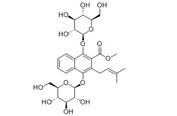 Methyl 1,4-bisglucosyloxy-3-prenyl-2-naphthoate