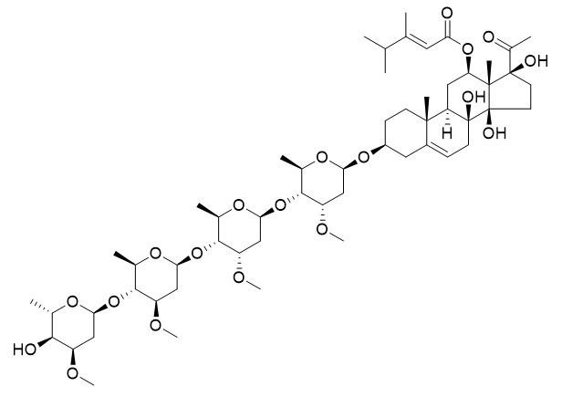 Otophylloside B 4'''-O-alpha-L-cymaropyranoside