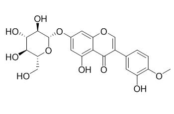 Pratensein 7-O-glucopyranoside