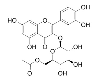 Quercetin-3-O-glucose-6''-acetate