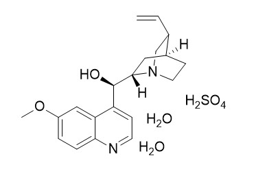 Quinine sulfate dihydrate