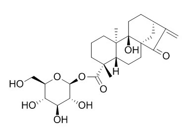 ent-9-Hydroxy-15-oxo-16-kauren-19-oic acid beta-D-glucopyranosyl ester