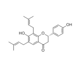 7,4-Dihydroxy-6,8-diprenylflavanone